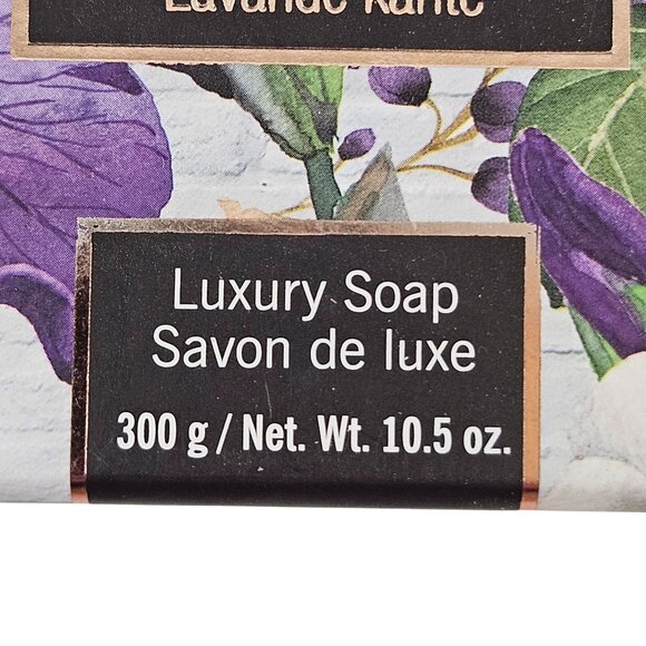 Ivy & Castle Luxury Soap 10.5 oz Lavender Extract Shea Butter New Sealed - Picture 3 of 10